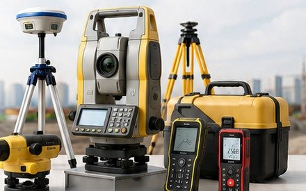 Land surveying instruments and equipment